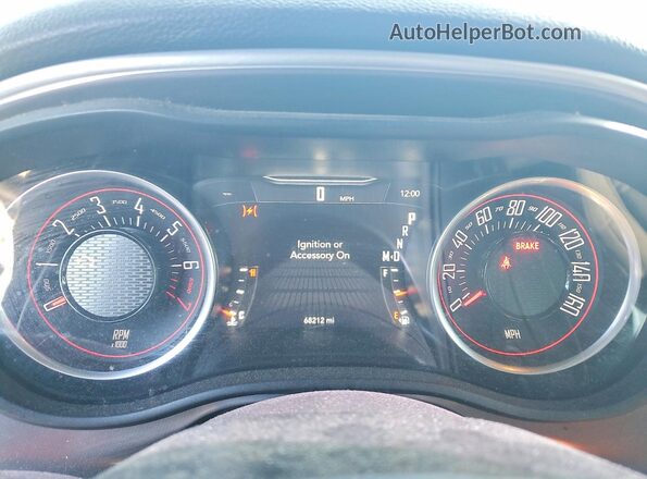 2C3CDZGGXKH690447 2019 DODGE CHALLENGER Серебряный Вид щитка приборов