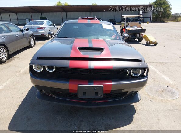 2C3CDZJG2MH672763 2021 DODGE CHALLENGER Gray Widok wnętrza z tyłu