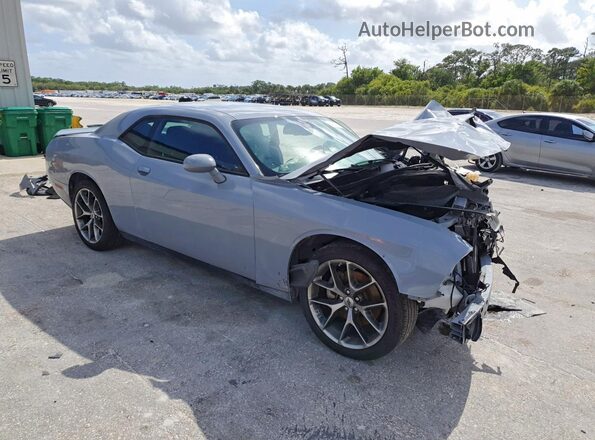 2C3CDZJG4NH181645 2022 DODGE CHALLENGER Gray Przód prawy