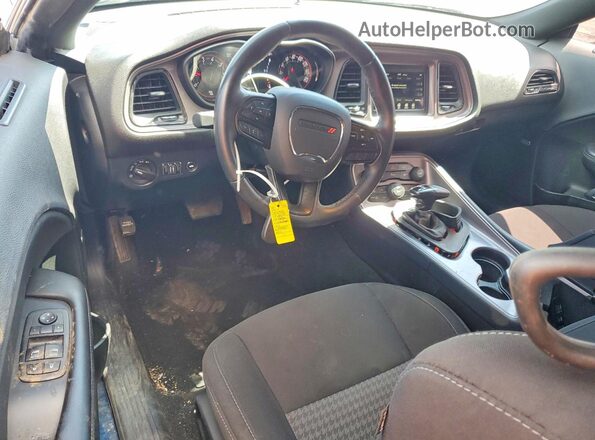 2C3CDZJG4PH596967 2023 DODGE CHALLENGER Синий Вид панели приборов