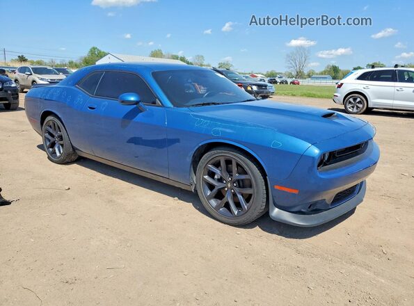 2C3CDZJG4PH596967 2023 DODGE CHALLENGER Синий Передняя правая четверть