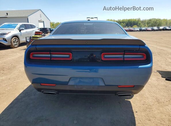 2C3CDZJG4PH596967 2023 DODGE CHALLENGER Синий Вид сзади