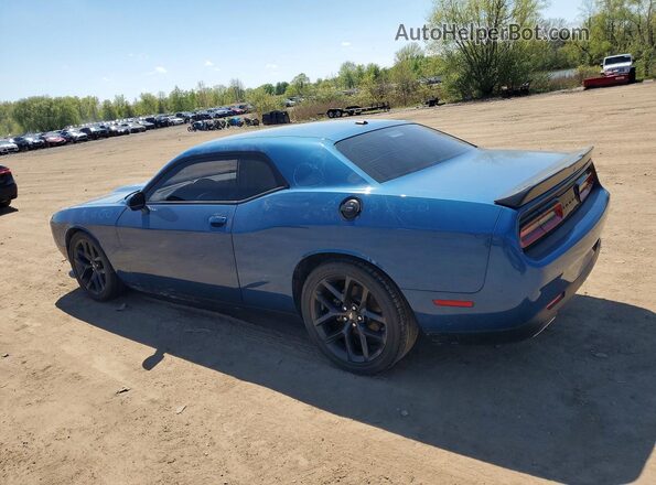 2C3CDZJG4PH596967 2023 DODGE CHALLENGER Синий Задняя левая четверть
