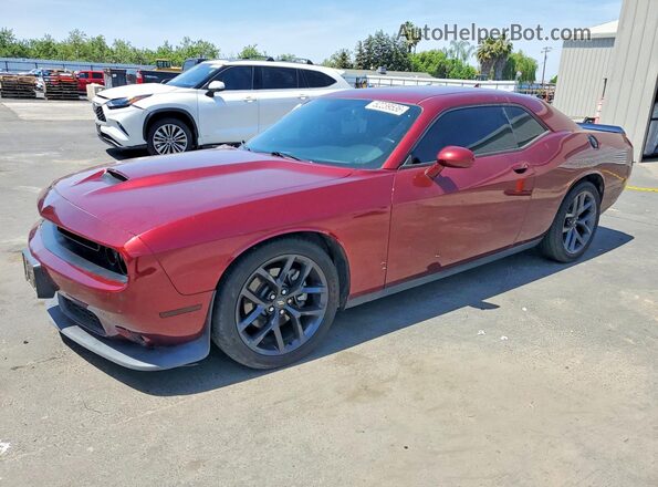 2C3CDZJG6MH568325 2021 DODGE CHALLENGER Red Vista tres cuartos delantera izquierda