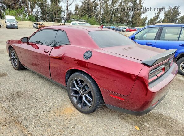 2C3CDZJG6NH227153 2022 DODGE CHALLENGER Бордовый Задняя левая четверть