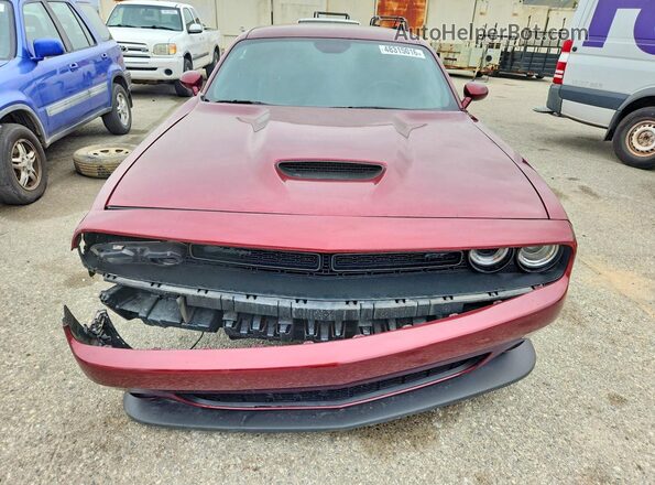 2C3CDZJG6NH227153 2022 DODGE CHALLENGER Бордовый Вид спереди