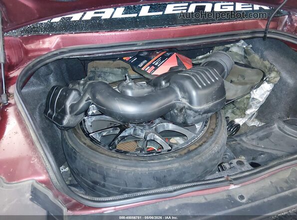 2C3CDZJG8MH573560 2021 DODGE CHALLENGER Бордовый Вид щитка приборов