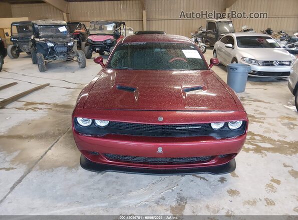 2C3CDZJG8MH573560 2021 DODGE CHALLENGER Бордовый Вид задней части салона