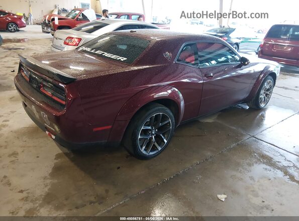 2C3CDZJG8MH573560 2021 DODGE CHALLENGER Бордовый Задняя правая четверть