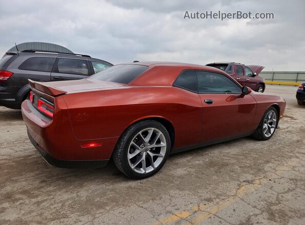 2C3CDZJG9LH214989 2020 DODGE CHALLENGER Orange Tył prawy