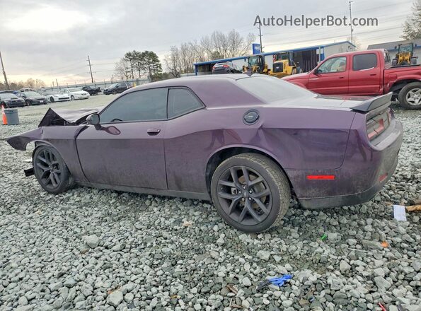 2C3CDZJGXNH128271 2022 DODGE CHALLENGER Фиолетовый Задняя левая четверть