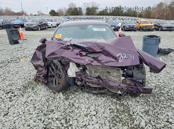 2C3CDZJGXNH128271 2022 DODGE CHALLENGER Фиолетовый Вид спереди