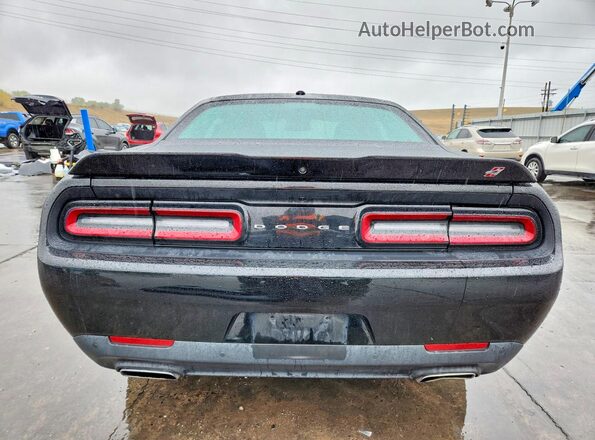 2C3CDZKG1NH160766 2022 DODGE CHALLENGER Черный Вид сзади