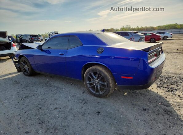 2C3CDZKG1NH231058 2022 DODGE CHALLENGER Синий Задняя левая четверть