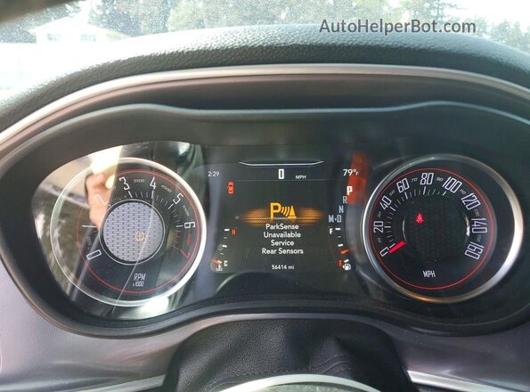 2C3CDZKG2LH178075 2020 DODGE CHALLENGER Gray Widok zestawu wskaźników