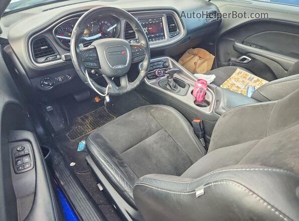 2C3CDZKG4LH146695 2020 DODGE CHALLENGER Синий Вид панели приборов