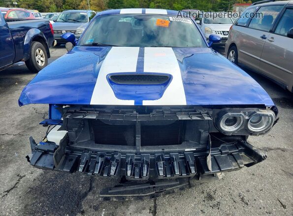 2C3CDZKG4LH146695 2020 DODGE CHALLENGER Синий Вид спереди
