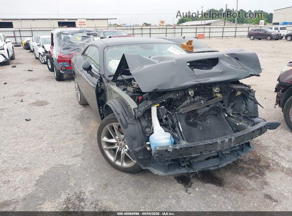 2C3CDZKG6PH563421 2023 DODGE CHALLENGER Черный Передняя правая четверть