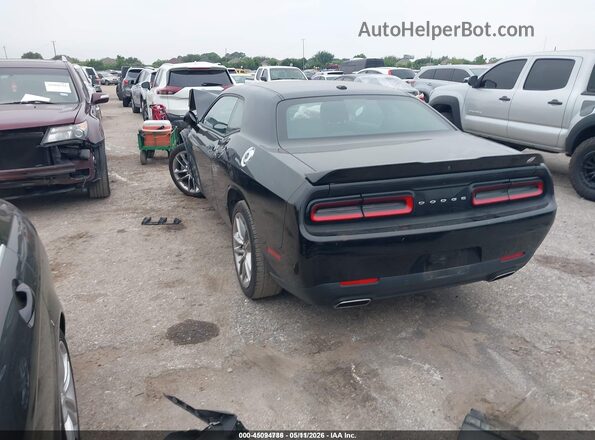 2C3CDZKG6PH563421 2023 DODGE CHALLENGER Черный Задняя левая четверть