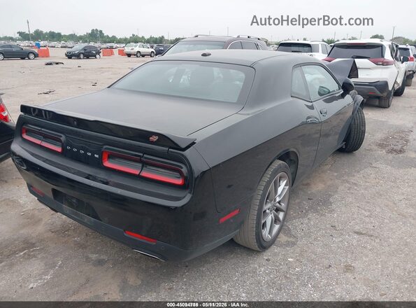 2C3CDZKG6PH563421 2023 DODGE CHALLENGER Черный Задняя правая четверть