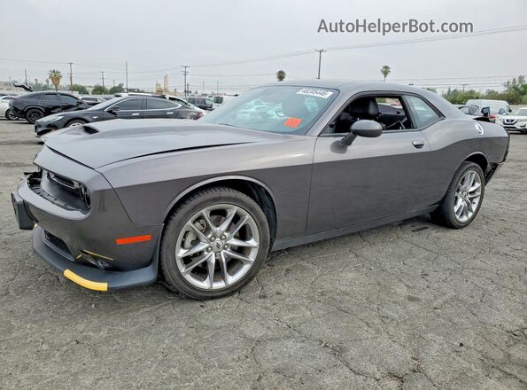 2C3CDZKG7PH659168 2023 DODGE CHALLENGER Gray Przód lewy