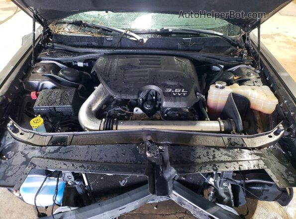 2C3CDZKG8NH223779 2022 DODGE CHALLENGER Серый Вид задней части салона