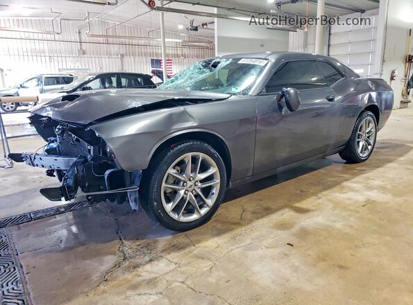 2C3CDZKG8NH223779 2022 DODGE CHALLENGER Серый Передняя левая четверть