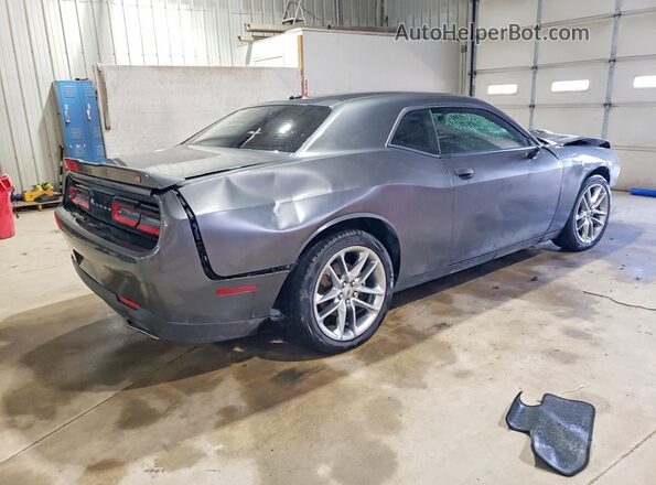 2C3CDZKG8NH223779 2022 DODGE CHALLENGER Серый Задняя правая четверть