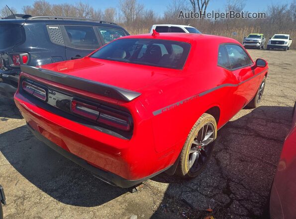 2C3CDZKG9MH618312 2021 DODGE CHALLENGER Red უკანა მარჯვენა