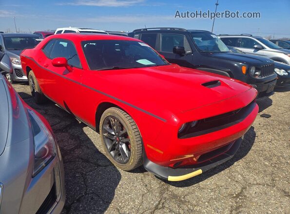 2C3CDZKG9MH618312 2021 DODGE CHALLENGER Red წინა მარჯვენა