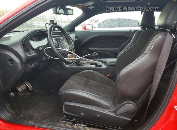 2C3CDZKG9MH618312 2021 DODGE CHALLENGER Red წინა სალონის ხედი