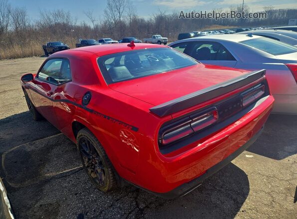 2C3CDZKG9MH618312 2021 DODGE CHALLENGER Red უკანა მარცხენა