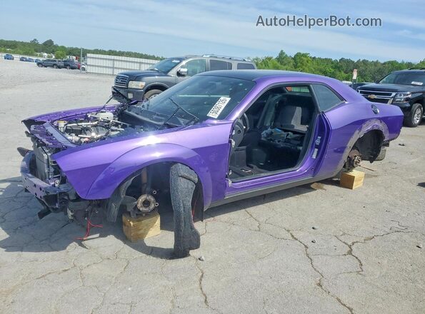2C3CDZL97KH627197 2019 DODGE CHALLENGER Фиолетовый Передняя левая четверть