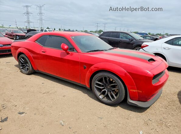 2C3CDZL98KH581380 2019 DODGE CHALLENGER Red Przód prawy