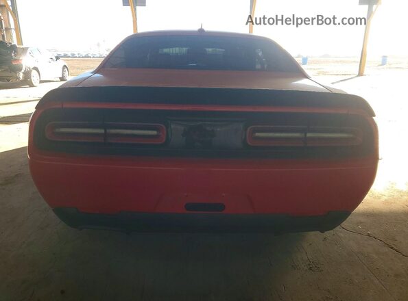 2C3CDZL98KH595845 2019 DODGE CHALLENGER Red Rear view