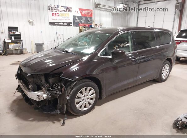 2C4RC1AG7JR103259 2018 CHRYSLER PACIFICA Темно-бордовый Передняя левая четверть