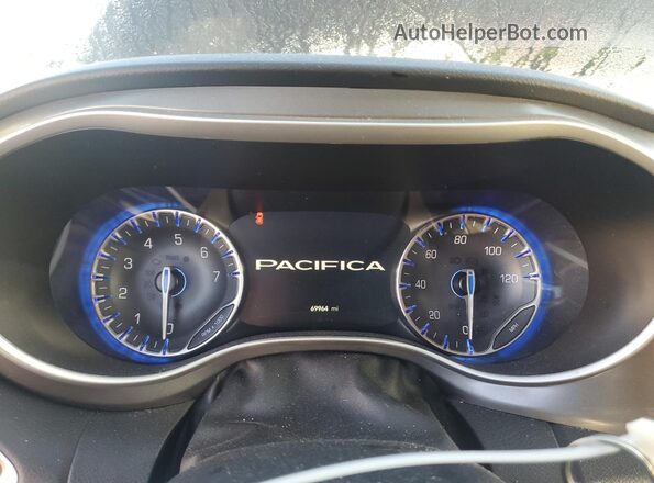 2C4RC1BG0PR550197 2023 CHRYSLER PACIFICA Черный Вид щитка приборов