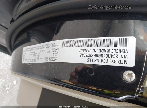 2C4RC1BG0PR628042 2023 CHRYSLER PACIFICA Черный Вид подкапотного пространства