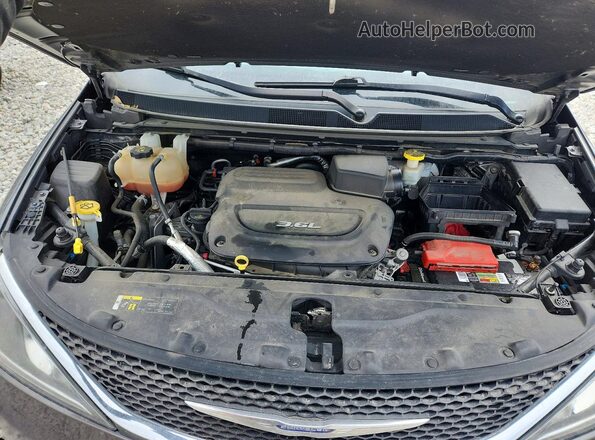 2C4RC1BG1JR124459 2018 CHRYSLER PACIFICA Серый Вид подкапотного пространства