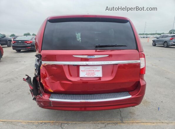 2C4RC1BG2GR112149 2016 CHRYSLER TOWN Red Widok z tyłu