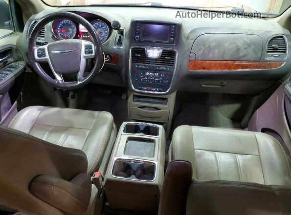 2C4RC1BG2GR128772 2016 CHRYSLER TOWN Желто-коричневый Вид панели приборов