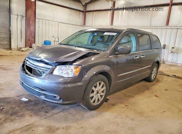 2C4RC1BG2GR207620 2016 CHRYSLER TOWN Gray წინა მარცხენა ხედი სამი მეოთხედიდან