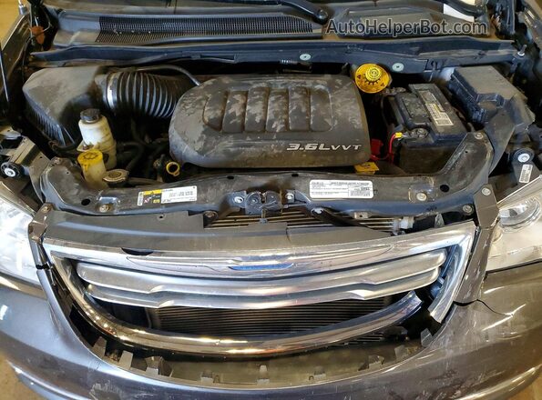 2C4RC1BG2GR207620 2016 CHRYSLER TOWN Gray ძრავის განყოფილების ხედი