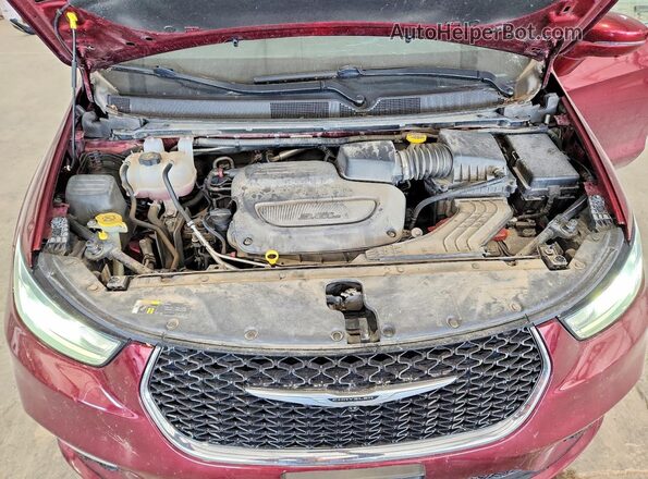 2C4RC1BG2MR559656 2021 CHRYSLER PACIFICA Бордовый Вид подкапотного пространства