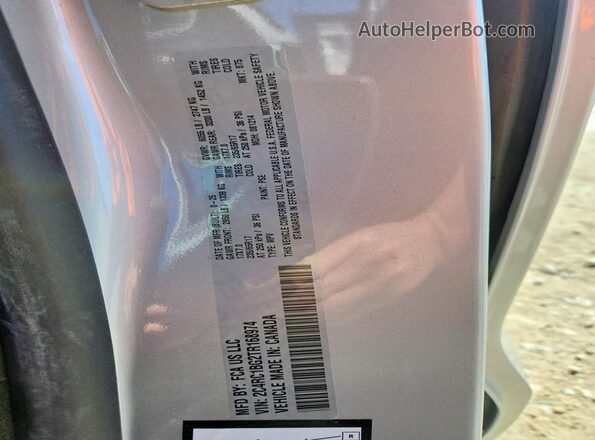 2C4RC1BG2TR168974 2026 CHRYSLER PACIFICA Silver Widok wnętrza 360 stopni