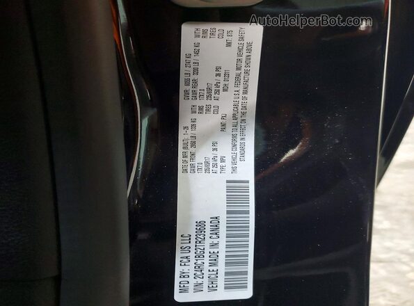 2C4RC1BG2TR239686 2026 CHRYSLER PACIFICA Черный Вид наклейки с VIN-кодом