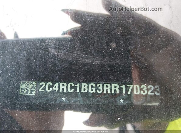 2C4RC1BG3RR170323 2024 CHRYSLER PACIFICA Черный Вид подкапотного пространства
