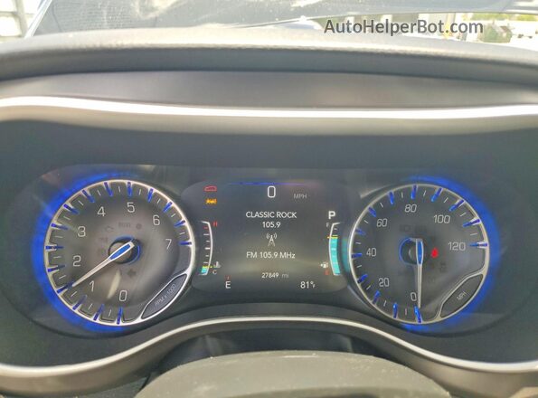 2C4RC1BG3SR597927 2025 CHRYSLER PACIFICA Черный Вид щитка приборов