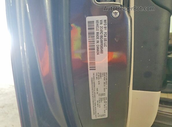 2C4RC1BG4MR565460 2021 CHRYSLER PACIFICA Серый Вид наклейки с VIN-кодом