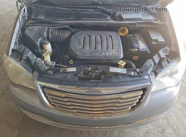 2C4RC1BG5GR229224 2016 CHRYSLER TOWN Серебряный Вид подкапотного пространства